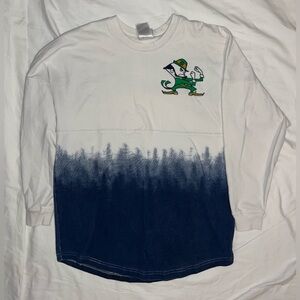 Notre Dame Irish Graphic Crew Neck Ombre Shirt Men’s S